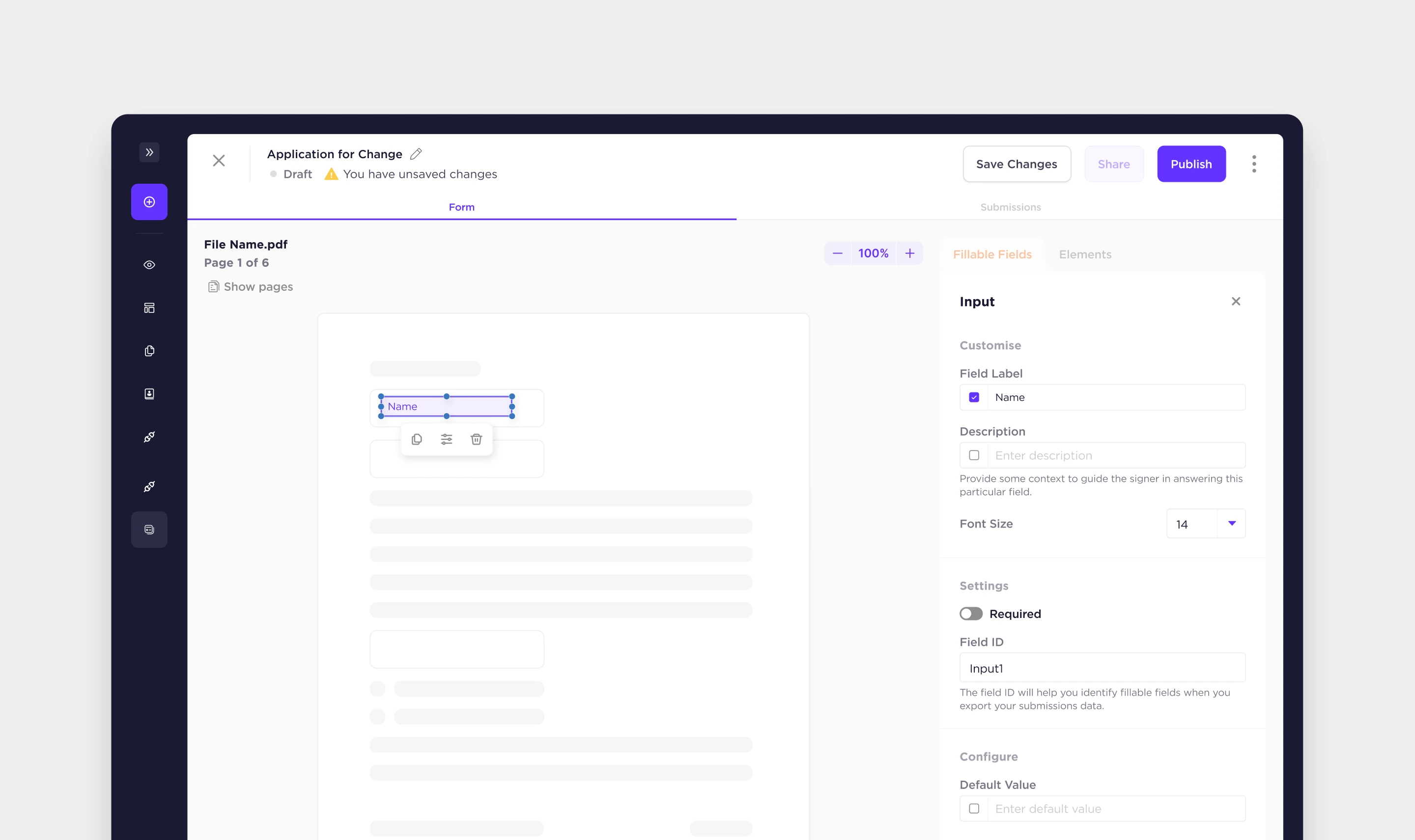 Form Builder MVP