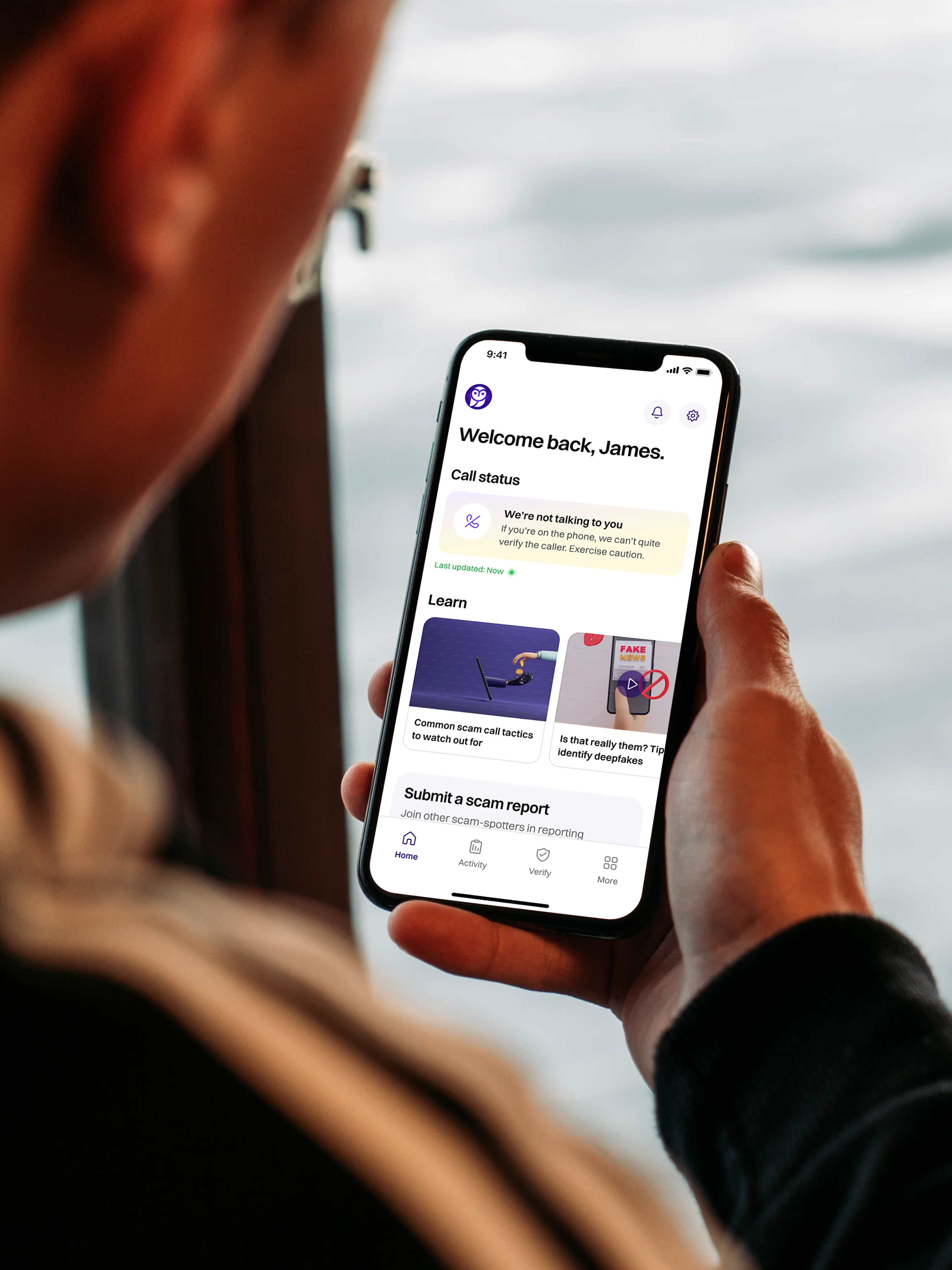 AI Scam Verification App screens